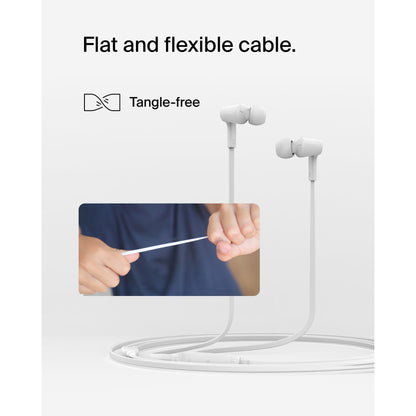 Belkin Rockstar InEar Headphones cable, USB-C, weiß G3H0002hqWHV2