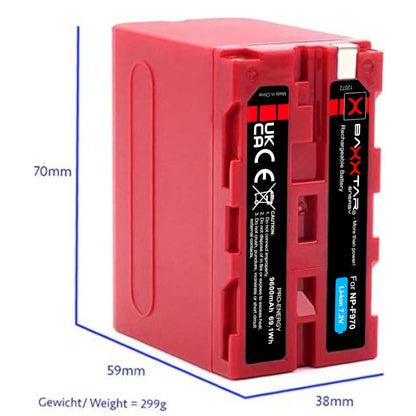 Baxxtar Battery NP-F970 9600mAh