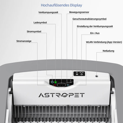 Astropet self-cleaning cat litter box App contr. Helios