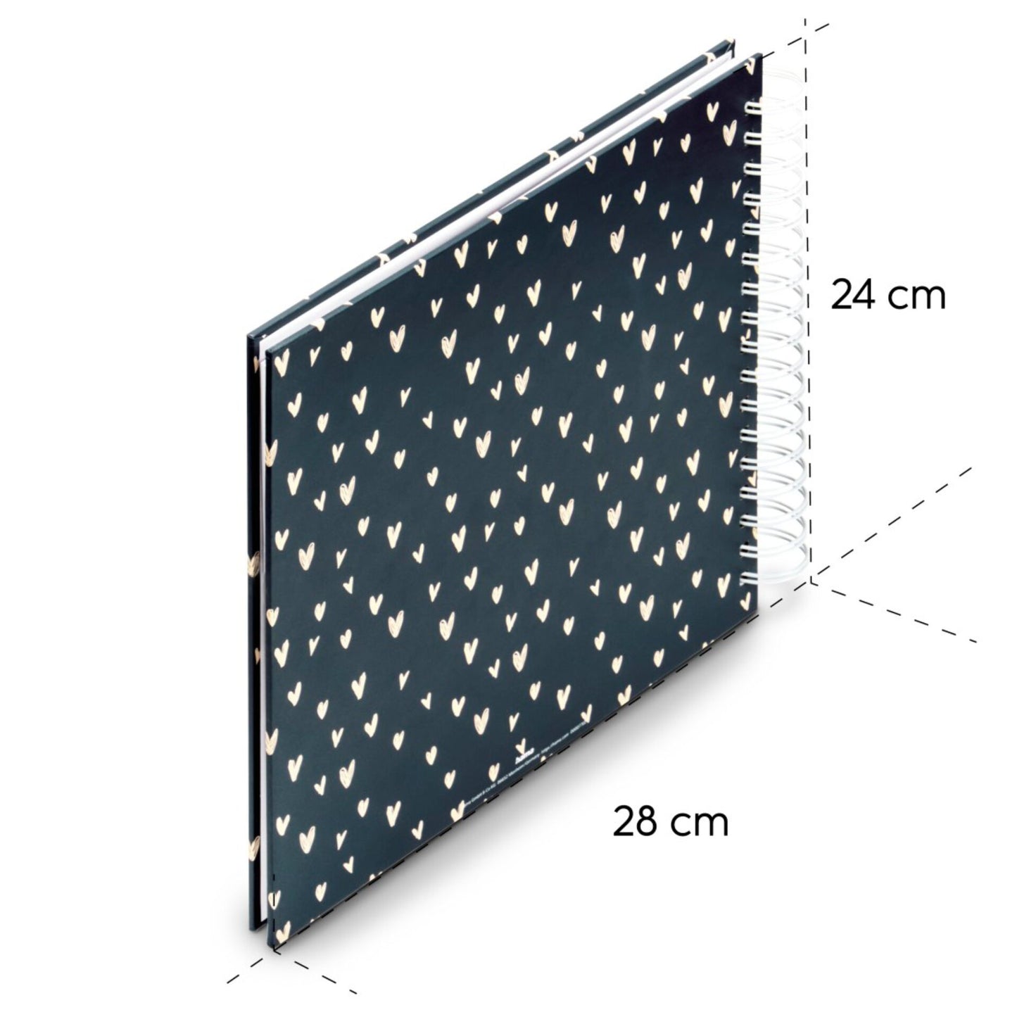 Hama Lovely Spiral blue 28x24 50 white Pages 7702