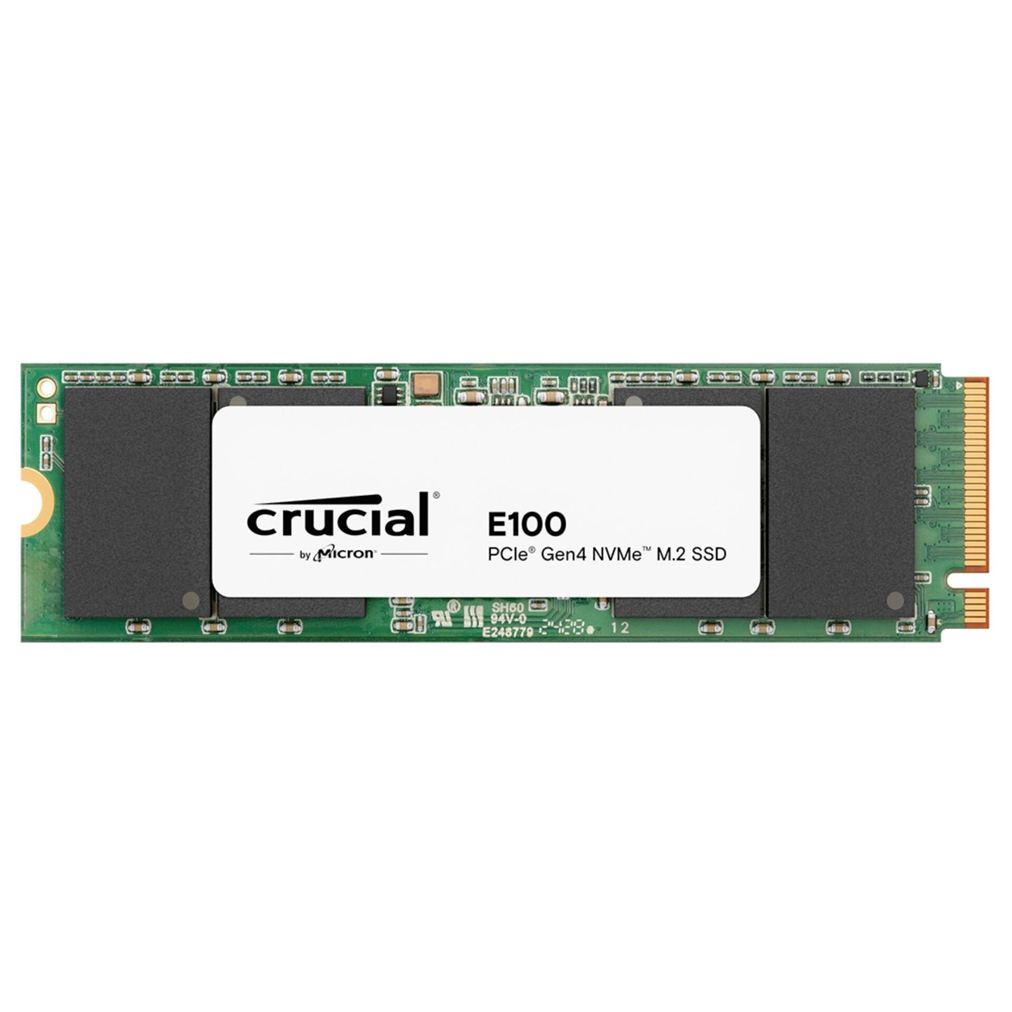 Crucial E100 Gen4 2280     480GB NVMe PCIe M.2 SSD