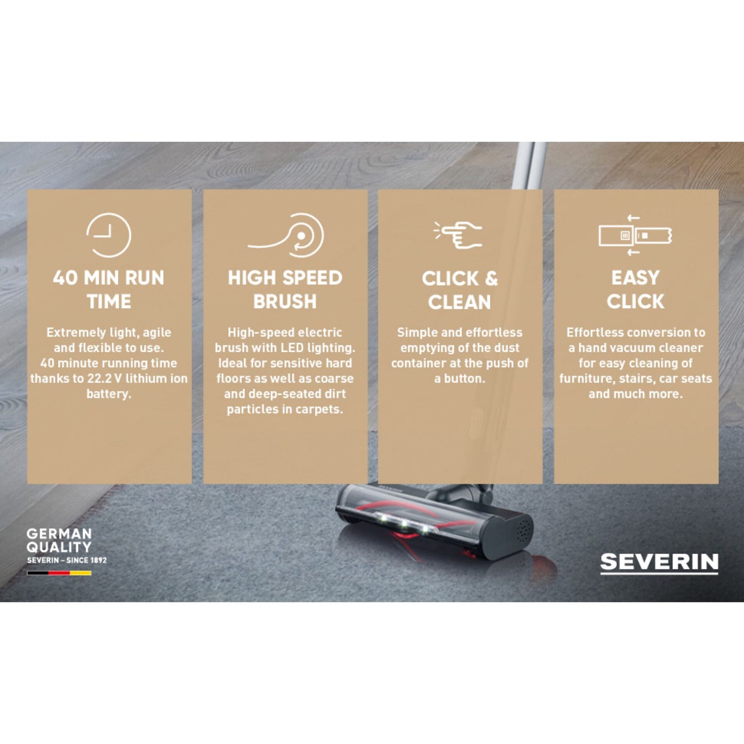 Severin HV 7154 Stielsauger