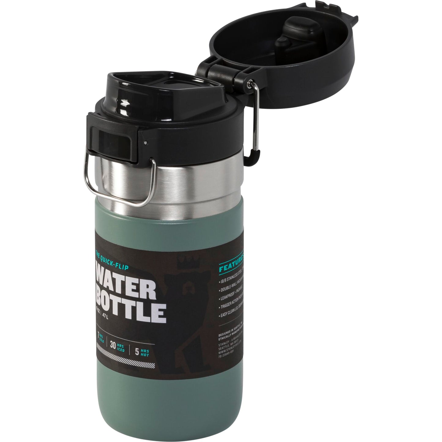 Stanley Quick Flip Water Bottle 0,47 L Shale