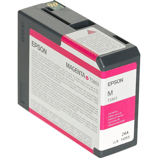 Epson ink cartridge magenta T 580  80 ml              T 5803