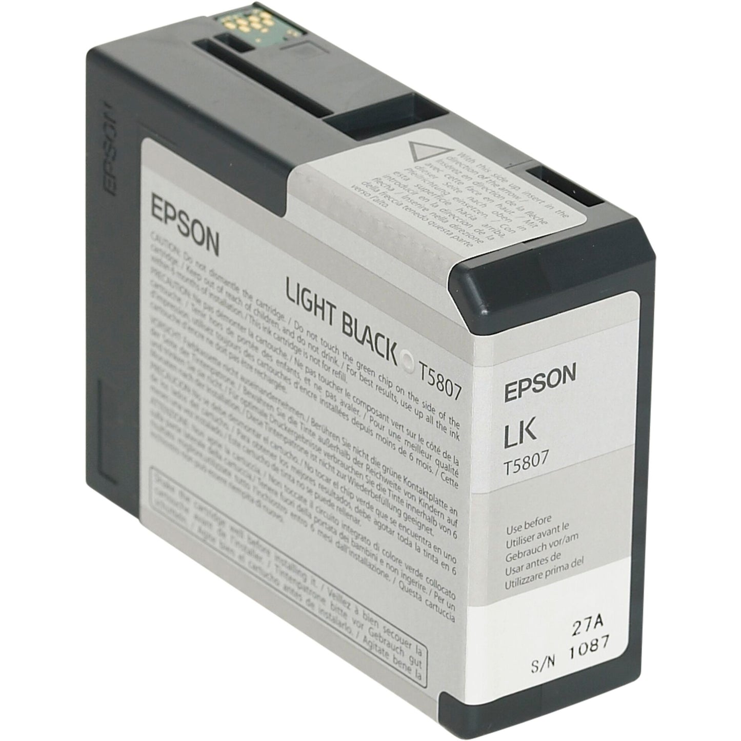 Epson ink cartridge light black T 580  80 ml              T 5807