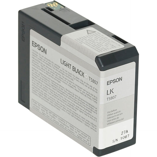 Epson ink cartridge light black T 580  80 ml              T 5807