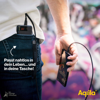 Aqiila Powerbird B5 Powerbank 12W black 5.000 mAh