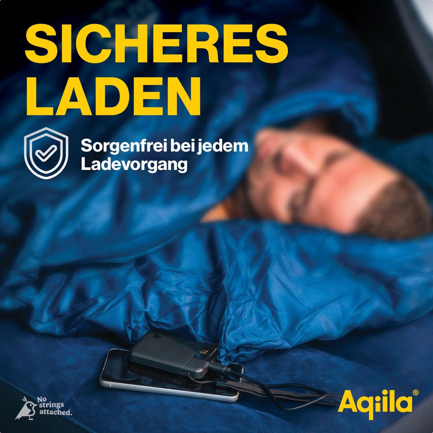 Aqiila Powerbird B5 Powerbank 12W black 5.000 mAh