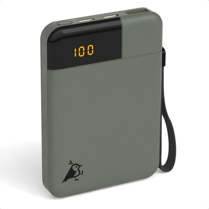 Aqiila Powerbird B5 Powerbank 12W moss green 5.000 mAh