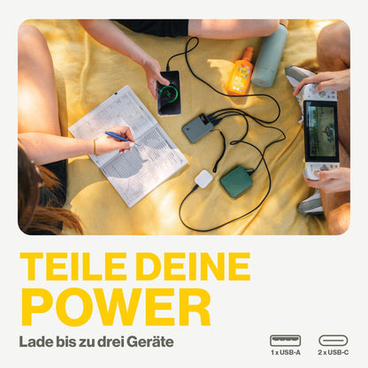 Aqiila Powerbird B5 Powerbank 12W moss green 5.000 mAh