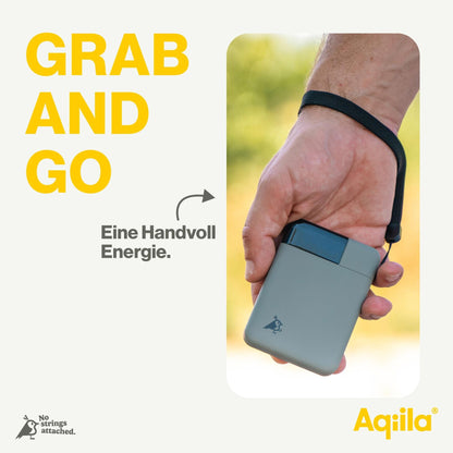 Aqiila Powerbird B5 Powerbank 12W moss green 5.000 mAh