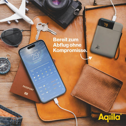 Aqiila Powerbird B5 Powerbank 12W moss green 5.000 mAh