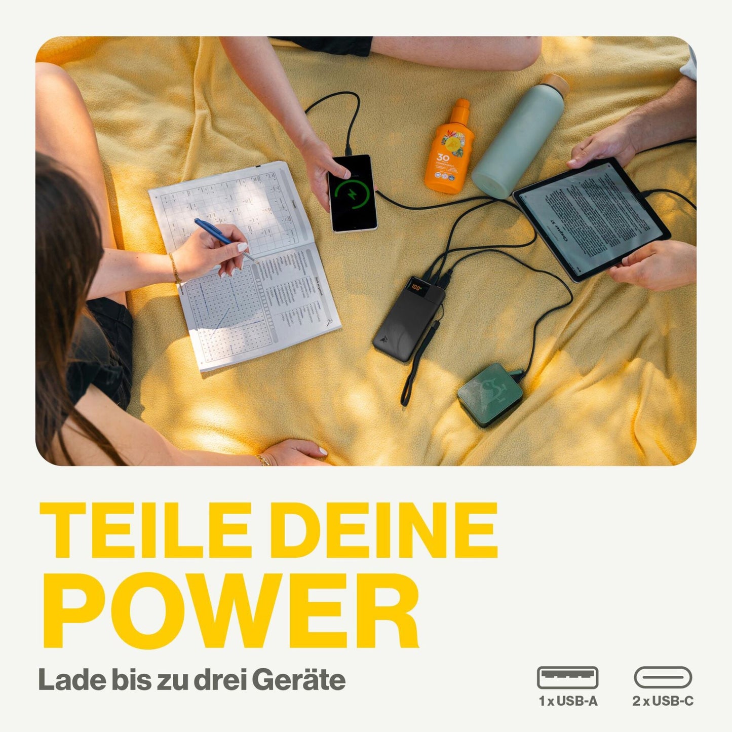 Aqiila Powerbird B10 Powerbank 20W black 10.000 mAh