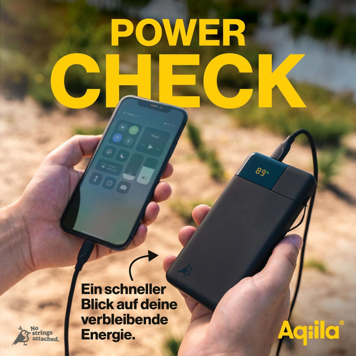 Aqiila Powerbird B10 Powerbank 20W black 10.000 mAh