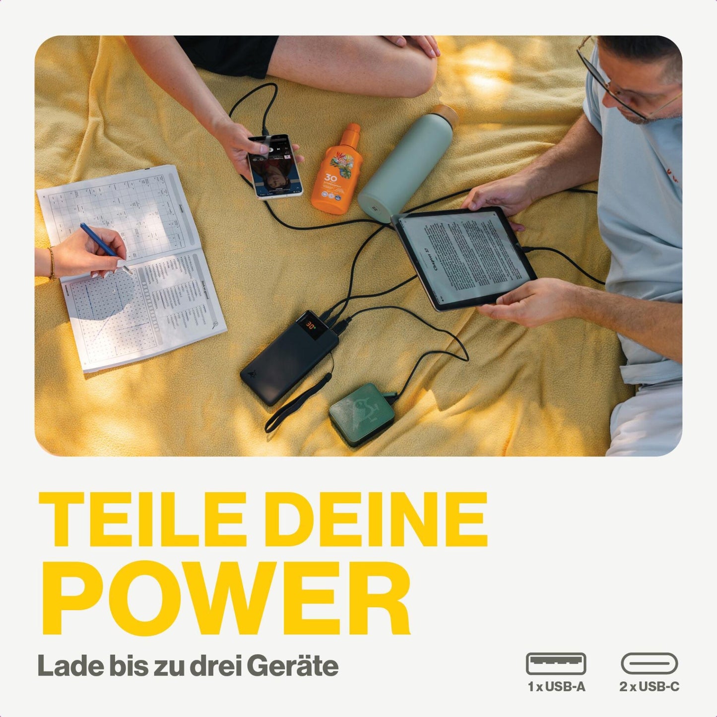 Aqiila Powerbird B20 Powerbank 20W black 20.000 mAh