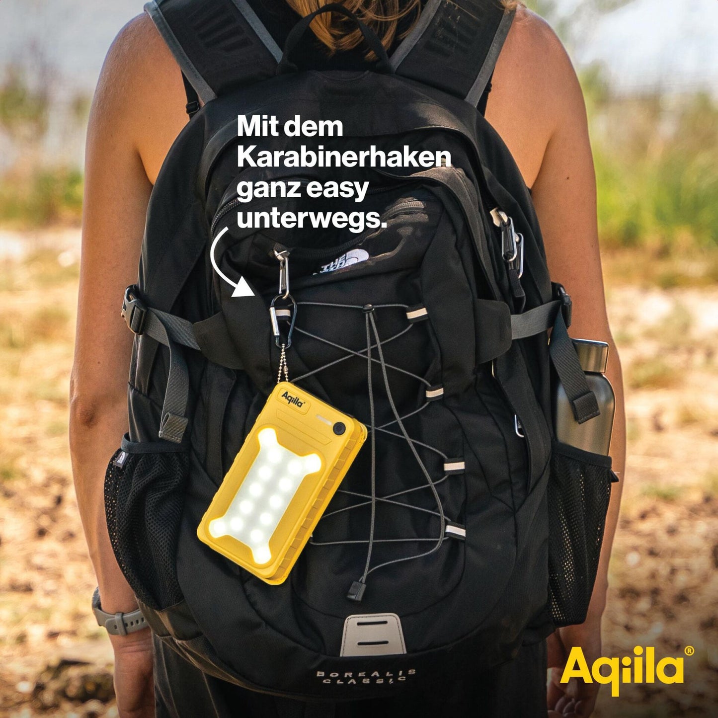 Aqiila Powerbird BS10 Solar Powerbank 20W yellow 10.000 mAh