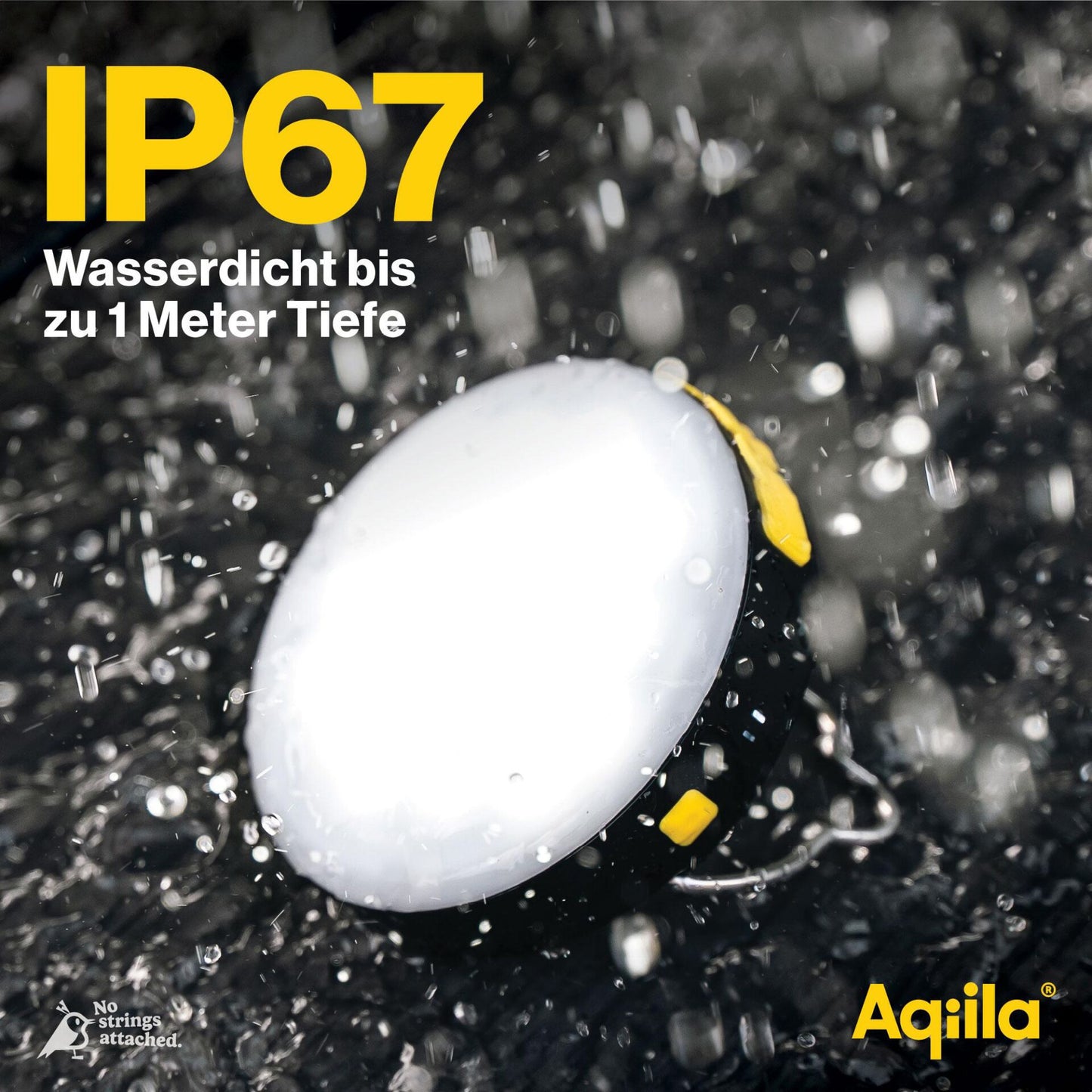 Aqiila Powerbird BL10 Powerbank Lampe 20W black 10.000 mAh