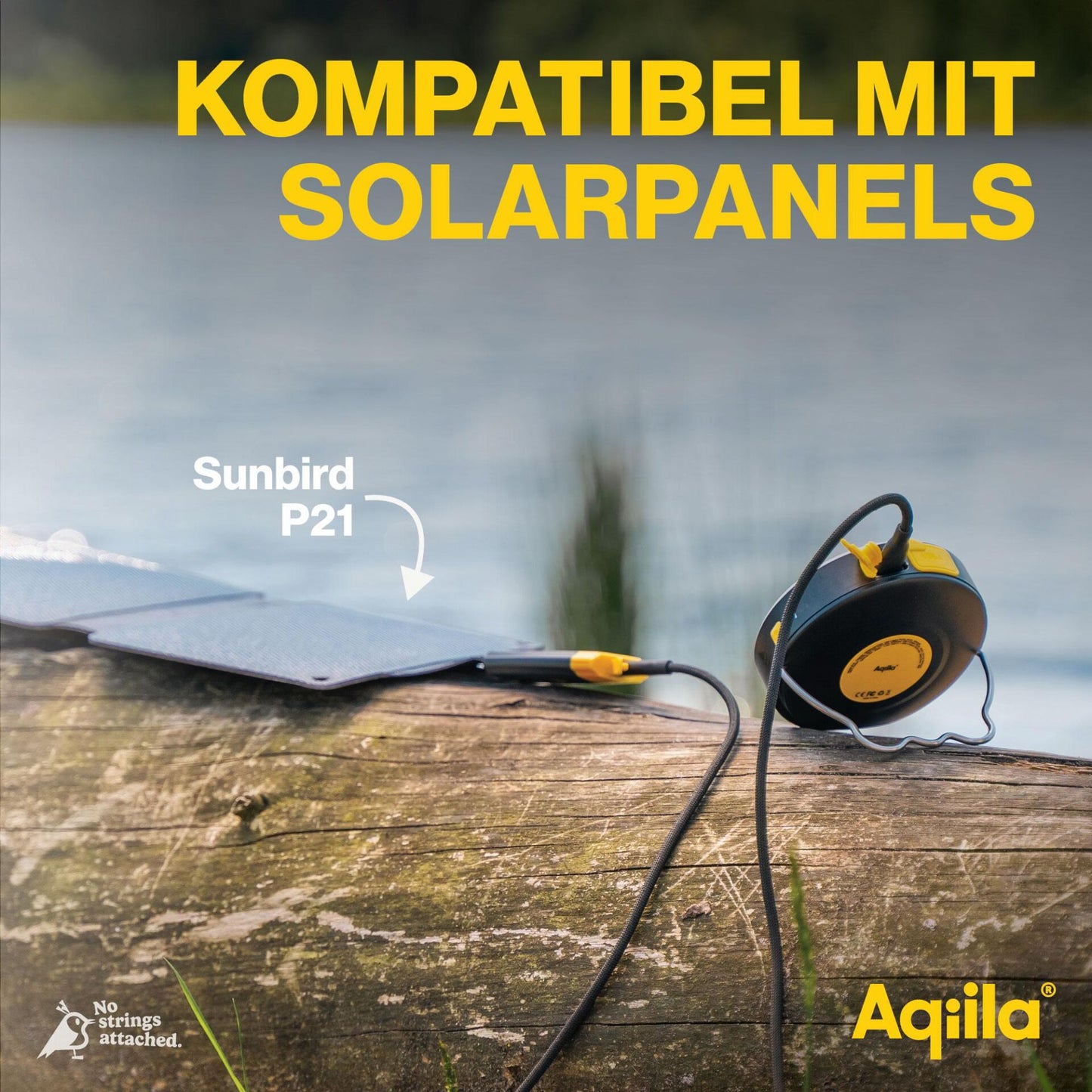 Aqiila Powerbird BL10 Powerbank Lampe 20W black 10.000 mAh