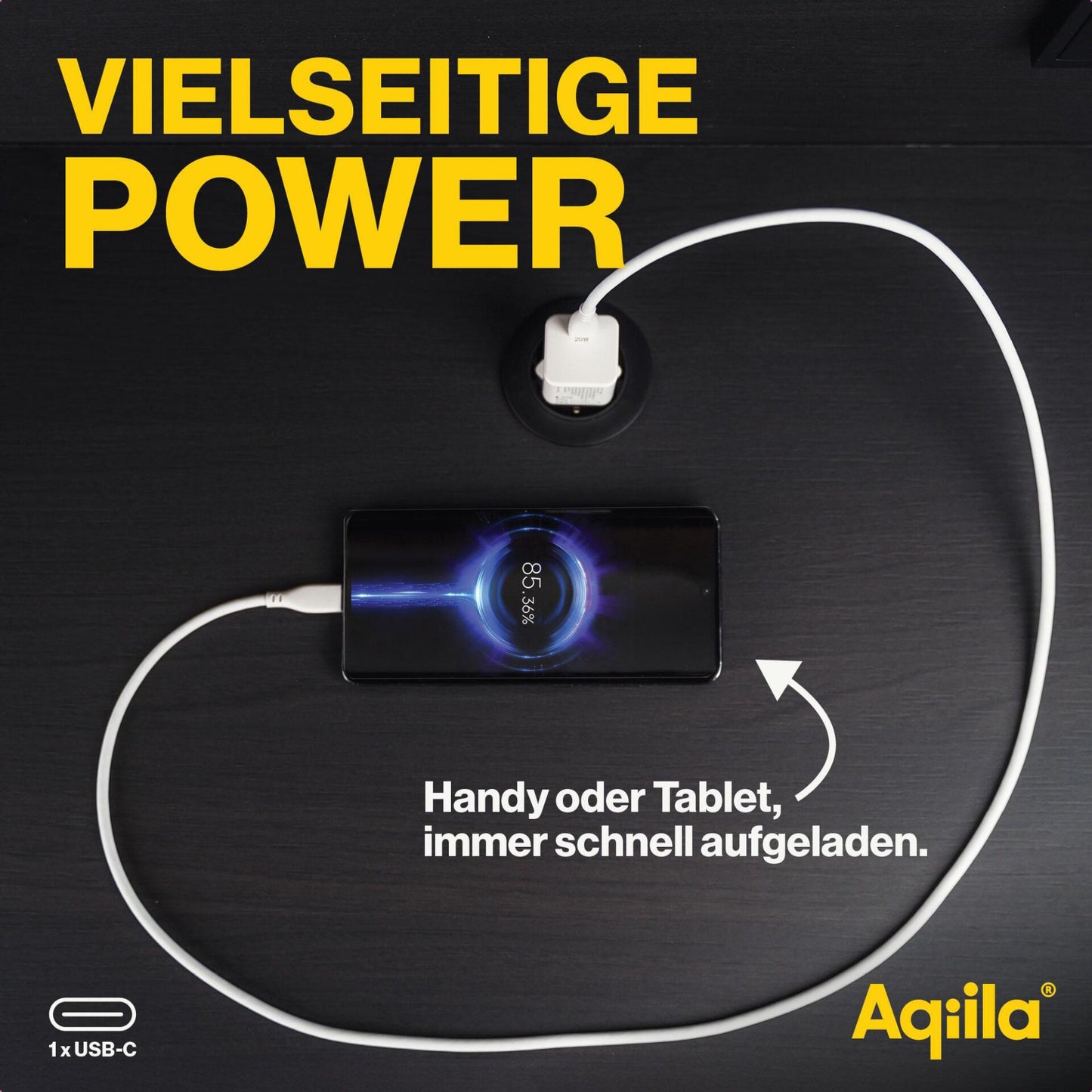 Aqiila Chargebird W1 20W 1x USB-C