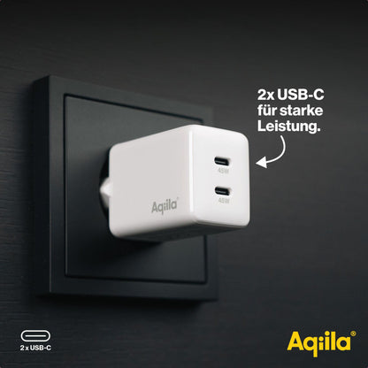 Aqiila Chargebird W2 45W 2x USB-C