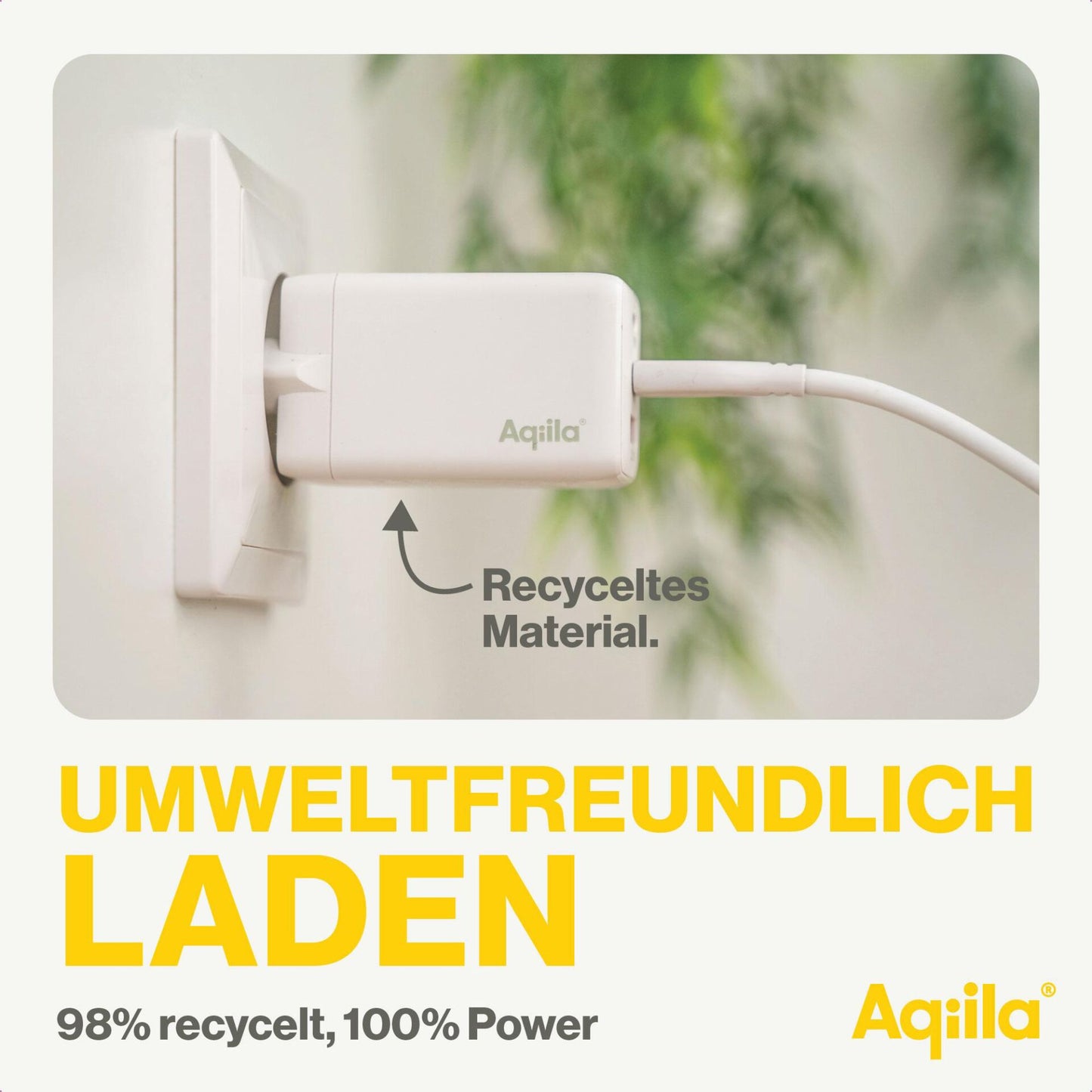 Aqiila Chargebird W3 65W 2x USB-C 1x USB-A