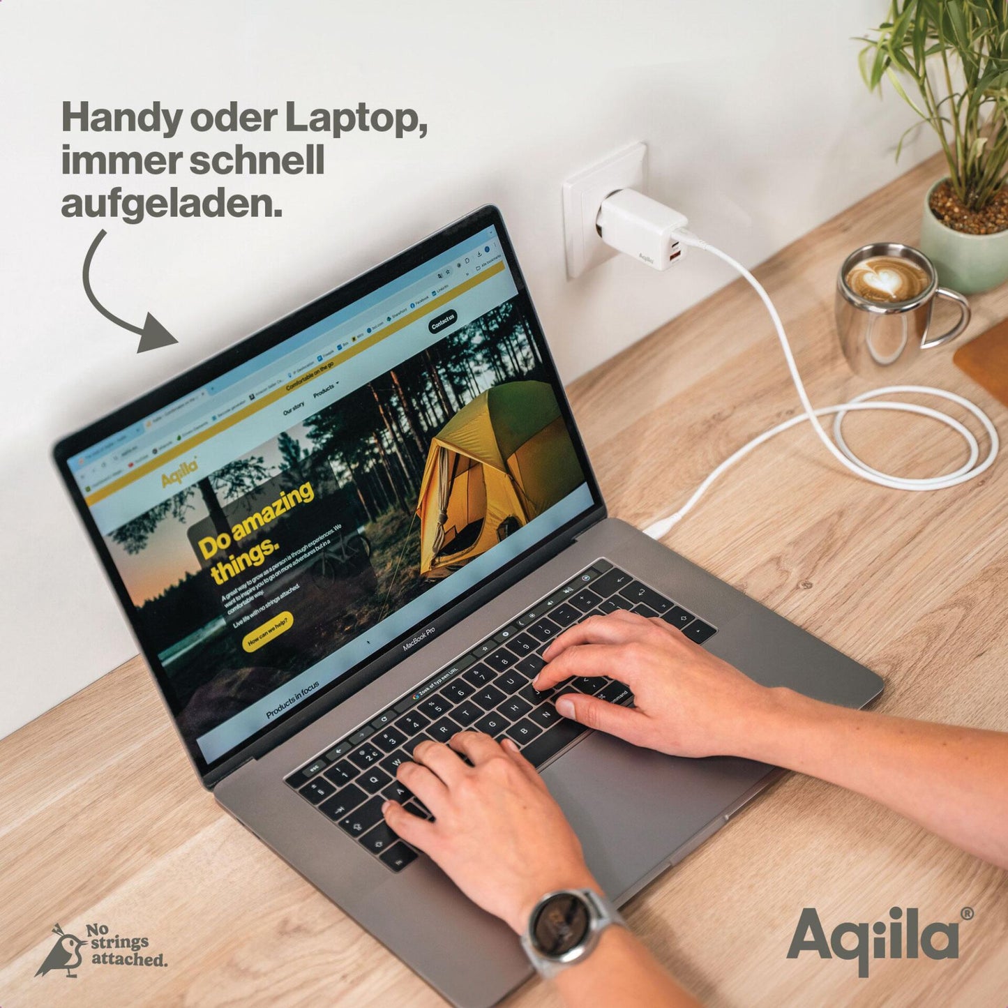 Aqiila Chargebird W3 65W 2x USB-C 1x USB-A