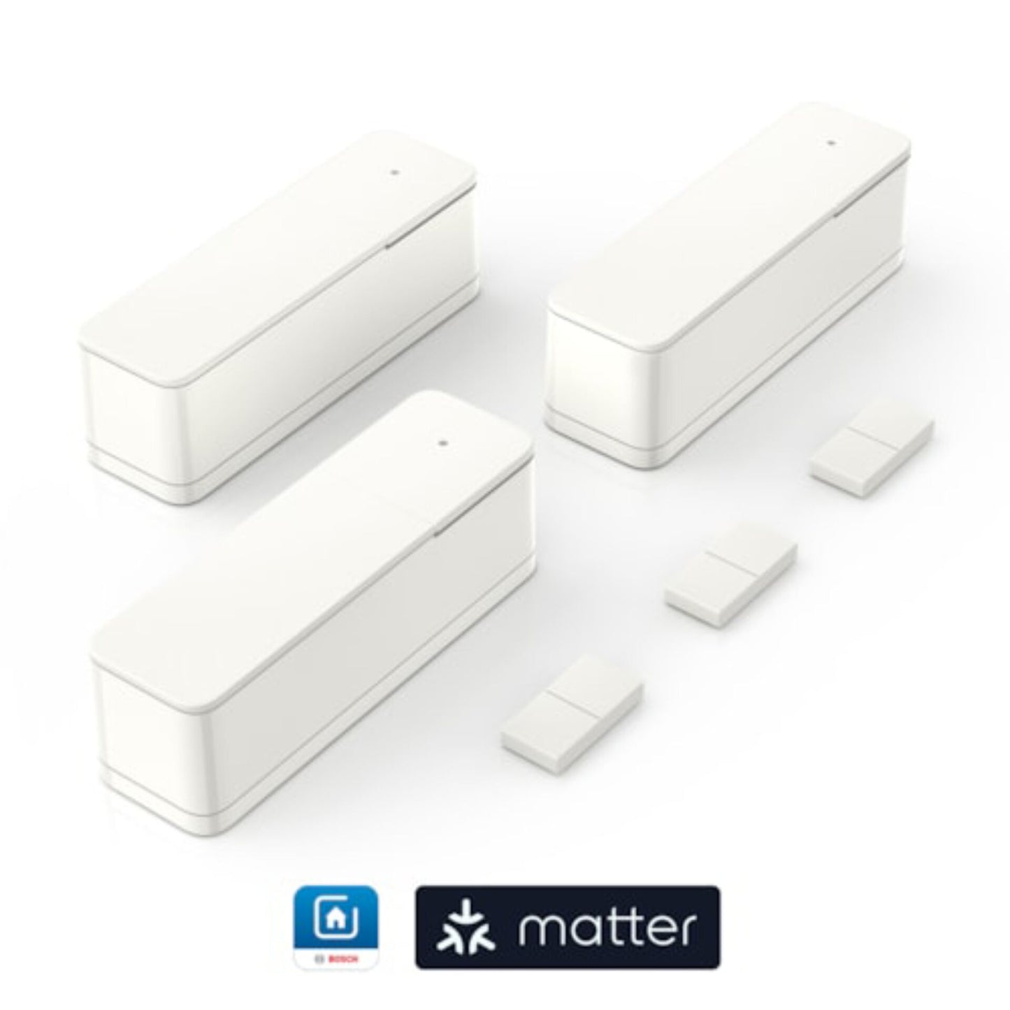 Bosch Smart Home Door-Window- Contact II [+M], 3 piece, white