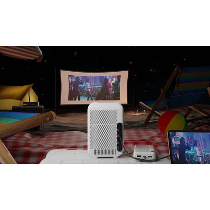 HP CC180W Set mit Leinwand