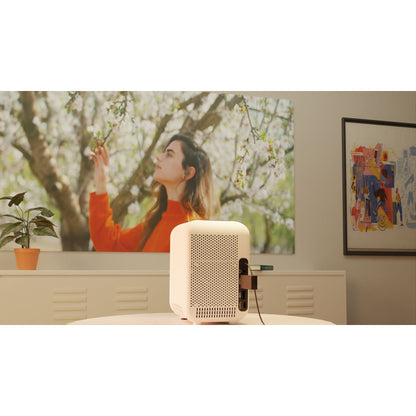 HP CC180W Set mit Leinwand