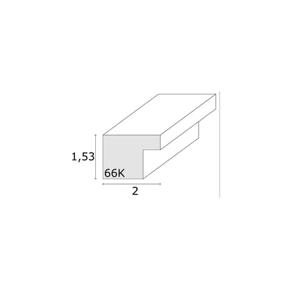 Deknudt S66KF1 P1          20x25 Wood white w. Passepartout