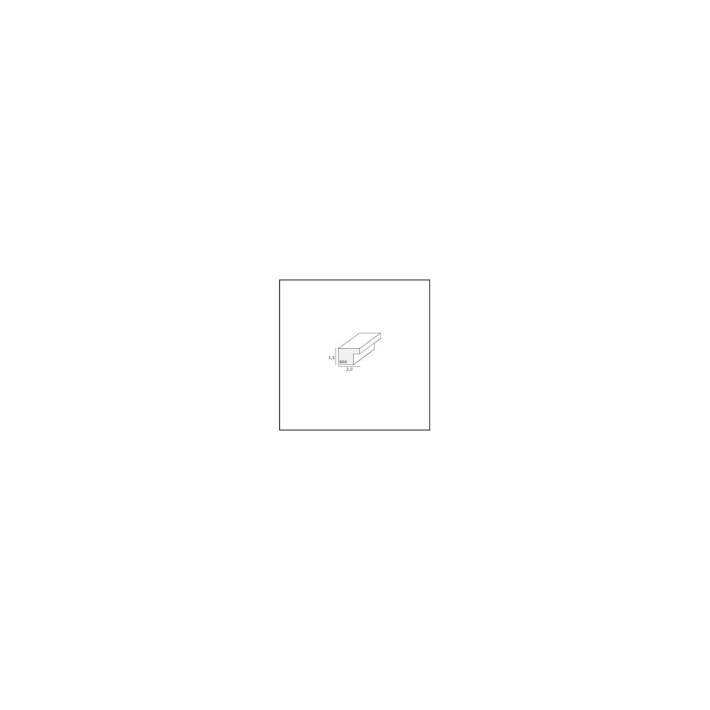Deknudt S66KD1 P1          20x30 Wood silver w. Passepartout