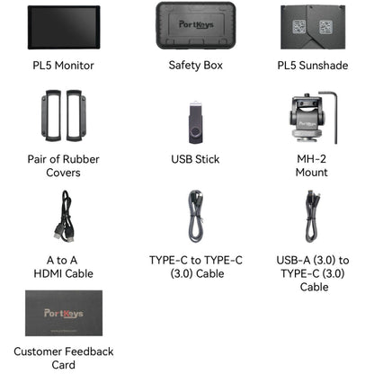 Portkeys PL5 5.4 Zoll Live Stream Monitor
