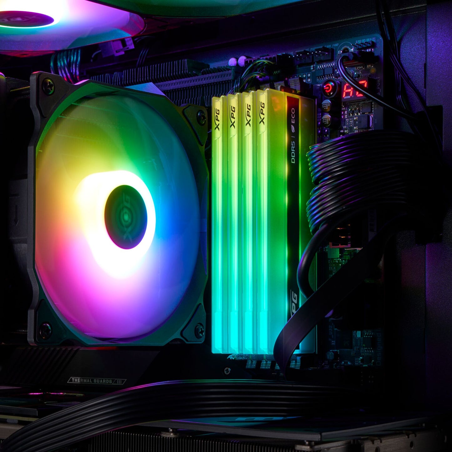 ADATA-XPG DDR5 U-DIMM 8000 16GB LANCER NEON RGB Dual Box