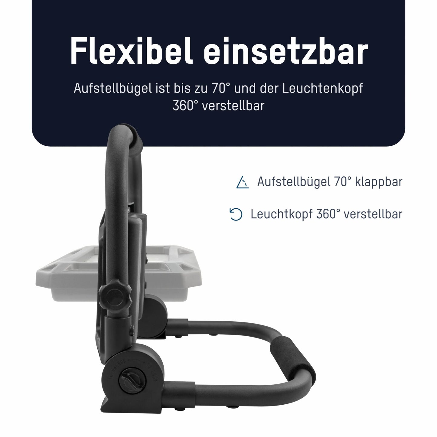 Ansmann FL20W-R 20W/2000lm wiederaufladbarer LED Strahler