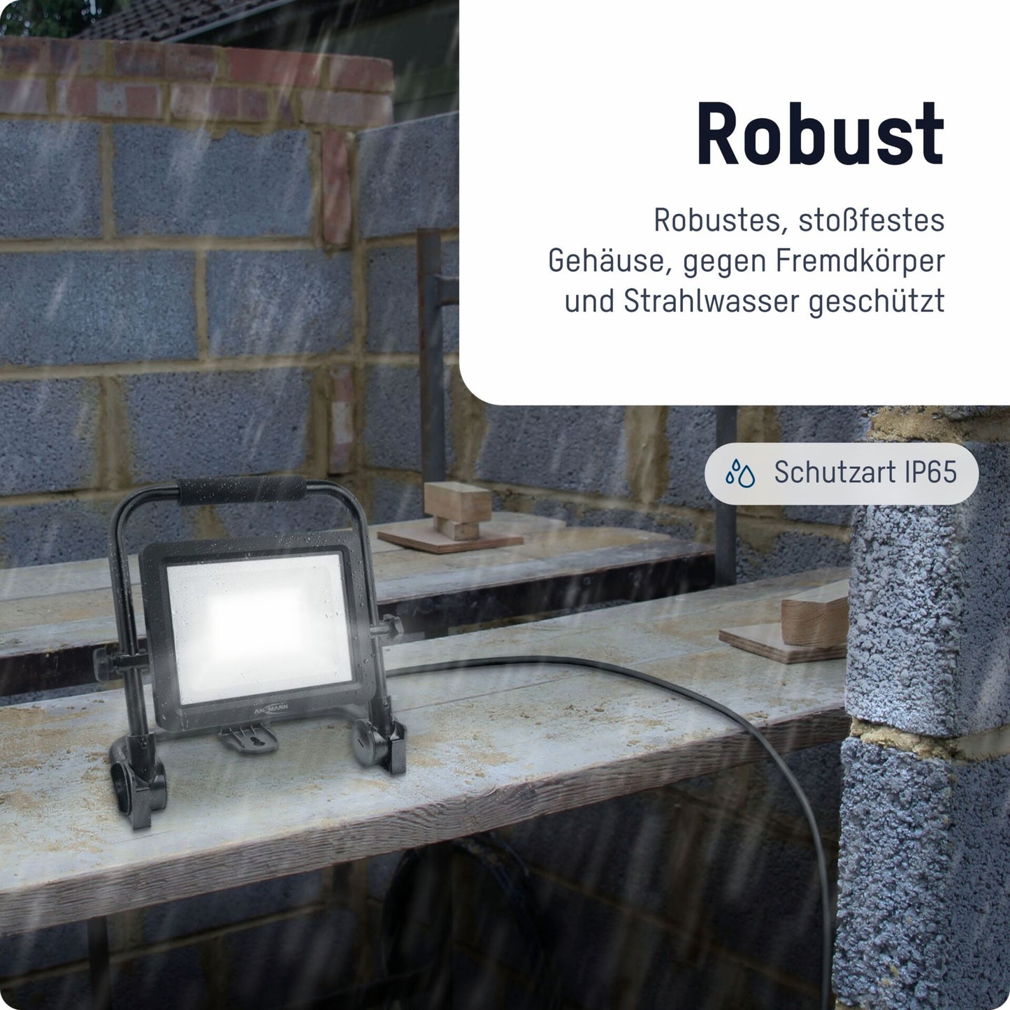 Ansmann FL150W-AC 150W/18000lm kabelgebundener LED Strahler