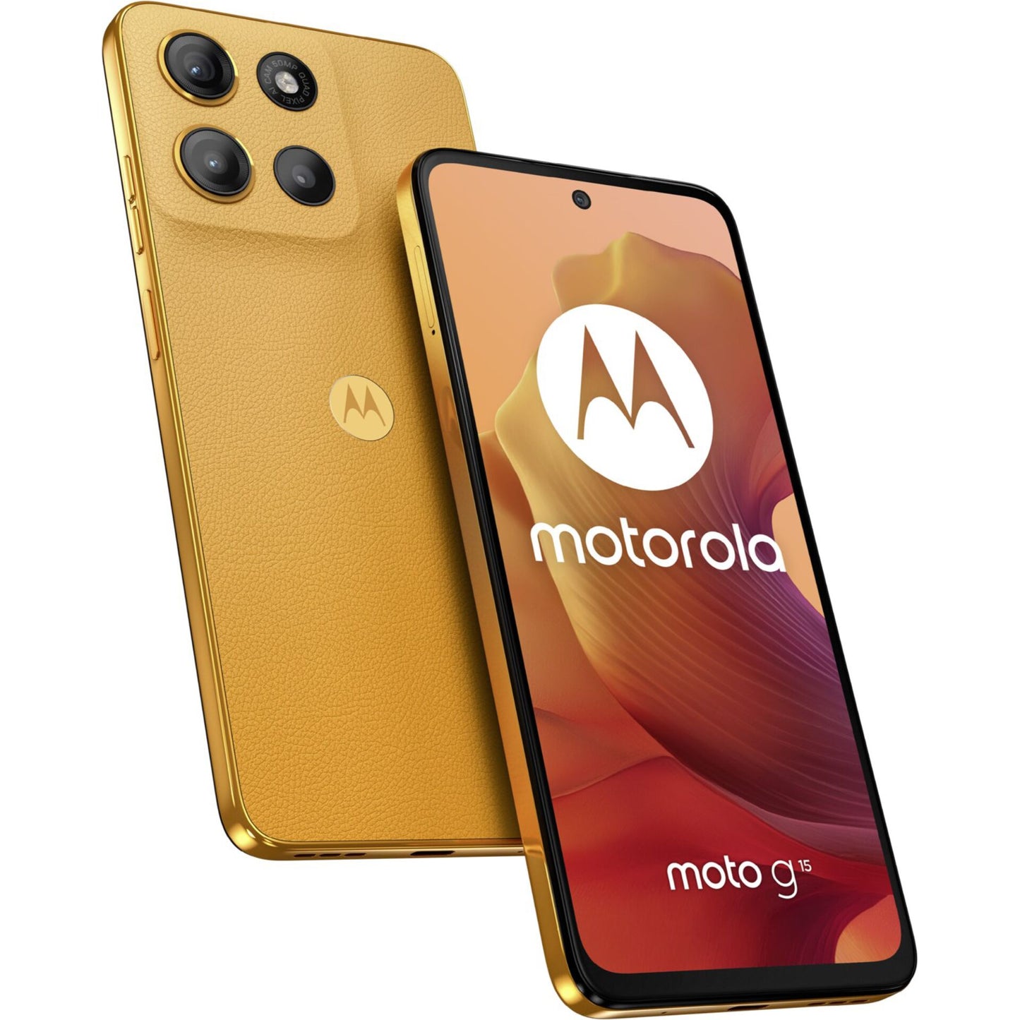 Motorola moto g15 sunrise orange