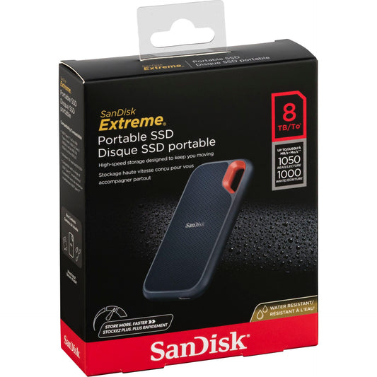 SanDisk Extreme Portable     8TB SSD 1050MB/s   SDSSDE61-8T00-G25