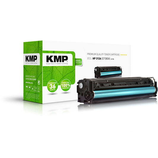 KMP H-T195 Toner black compatible with HP CF 380 A