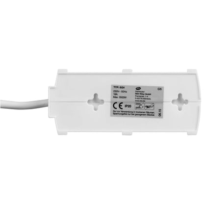 REV Multiple Socket Outlet BiniPlus 6-fold white