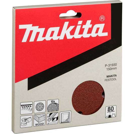Makita Schleifpap. Kl. 150mm K80