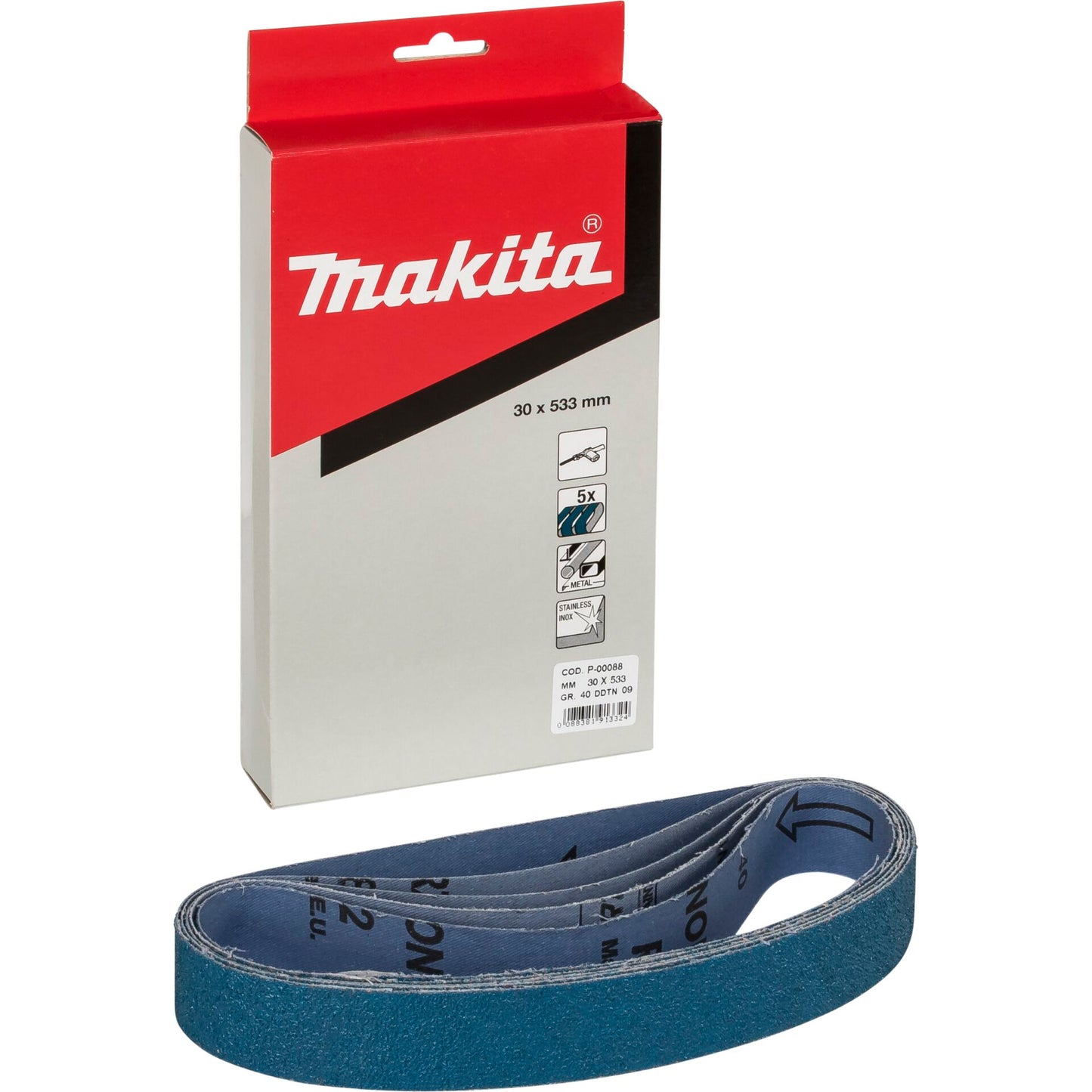 Makita Schleifband 30x533mm K40