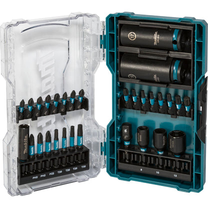 Makita Impact Black Bit- & Schlagnuss-Set, 30-tlg.