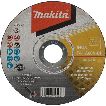 Makita Trennscheibe INOX 125x1,0mm