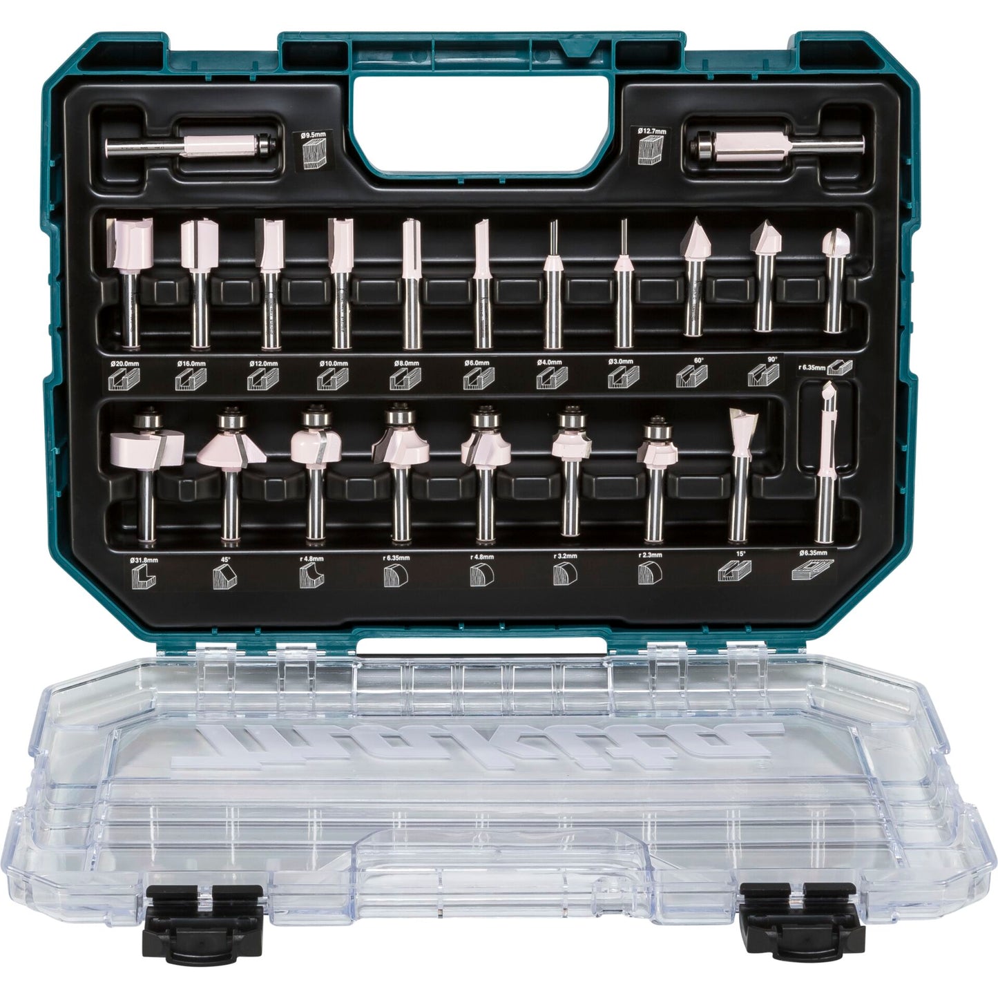 Makita Fräser-Set 8mm 22Stk