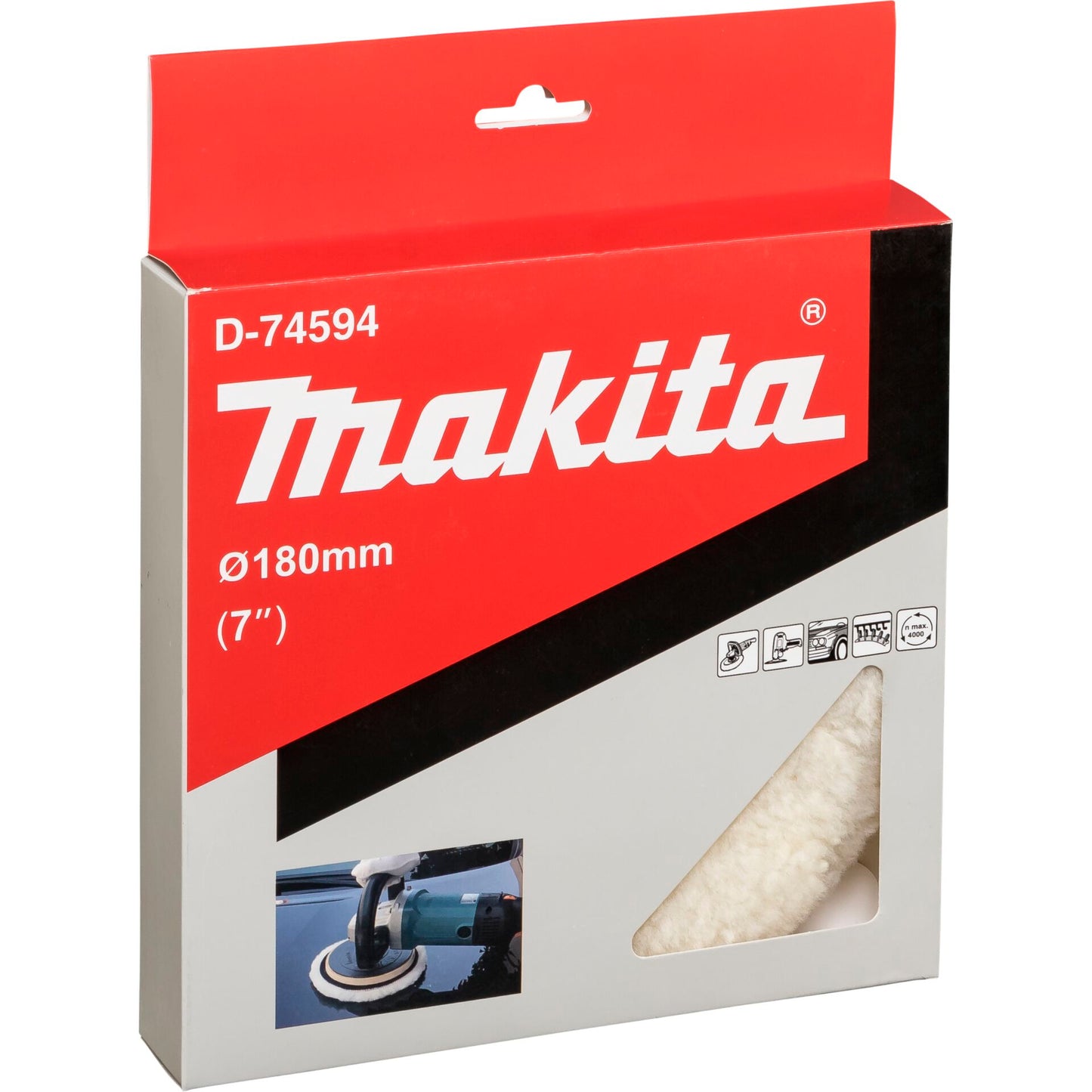 Makita Woll-Polierpad 180mm