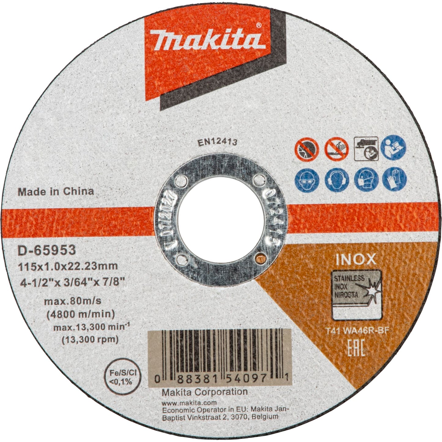 Makita Trennscheibe 115x1,2mm INOX