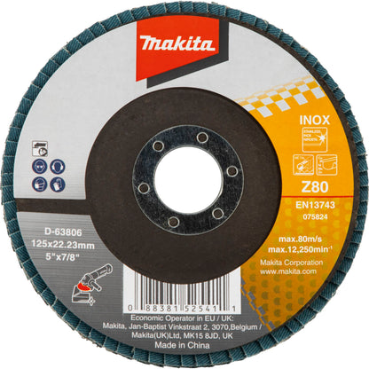 Makita Fächerschleifscheibe 125mm Z80