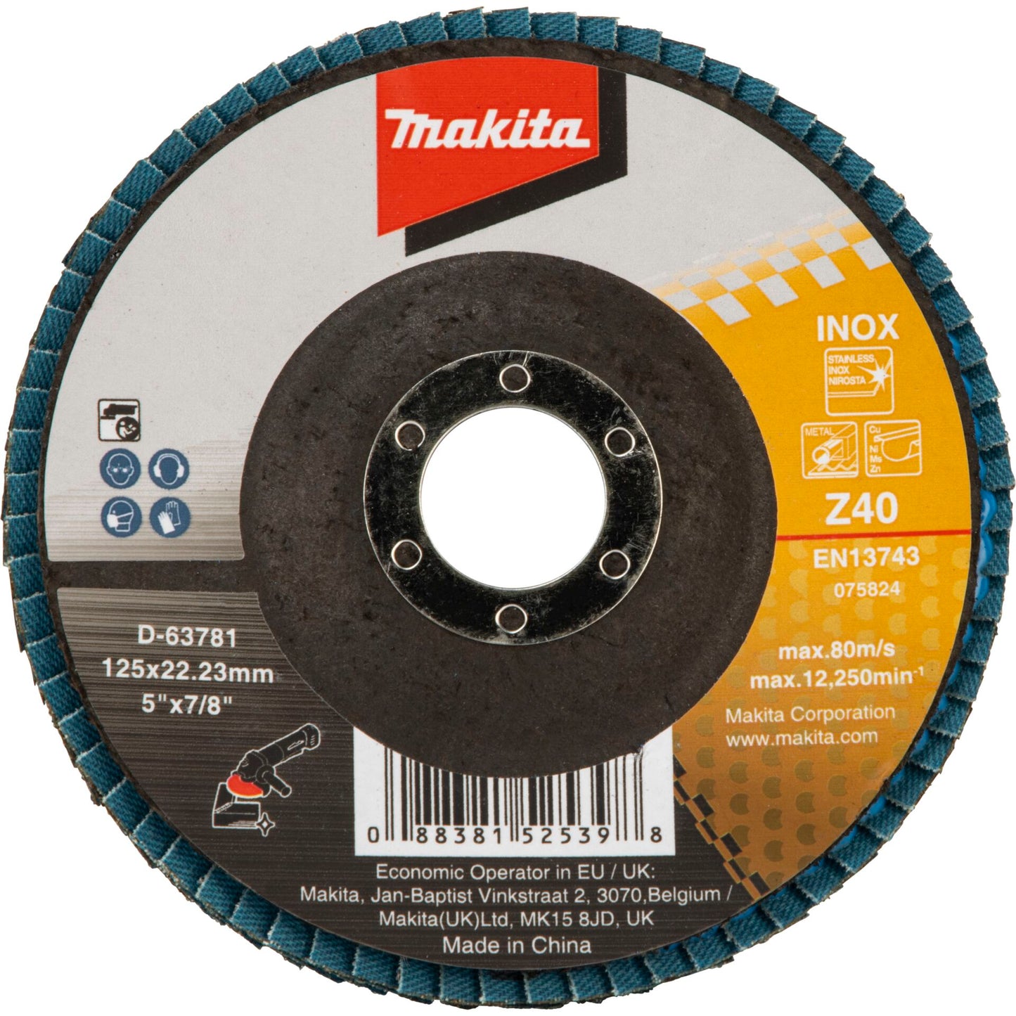 Makita Fächerschleifscheibe 125mm Z40