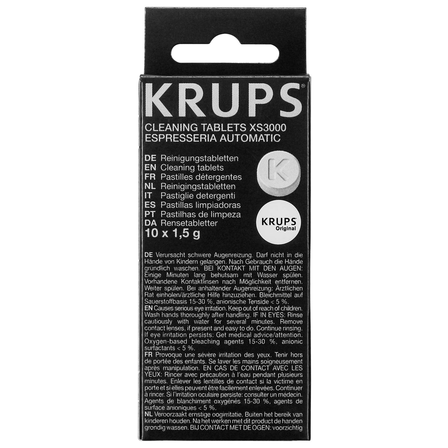 Krups XS 3000 Cleaning tablets