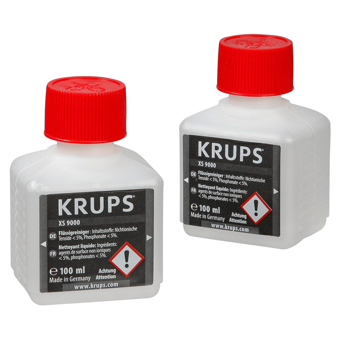 Krups XS 9000 Liquid Cleaner  2x